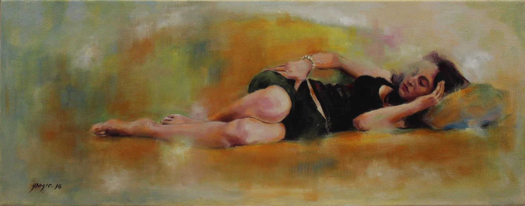 "İsimsiz" eseri MEHMET YANGIR tarafından 2010 yılında 32x82 cm ölçülerinde Tuval üzeri yağlı boya tekniği ile yapılmıştır.