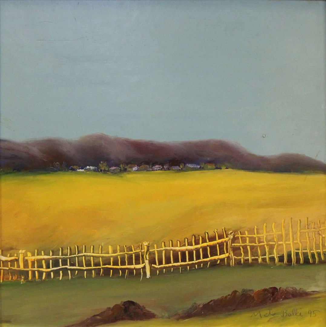 yakınlaştır "İsimsiz" eseri METE BALKİ tarafından 1995 yılında 30x30 cm ölçülerinde Duralit üzeri yağlı boya tekniği ile yapılmıştır.