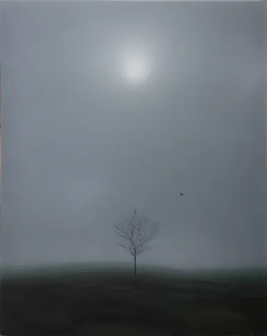 "İsimsiz" eseri METİN KALKIZOĞLU tarafından 2014 yılında 92x73 cm ölçülerinde Tuval üzeri yağlı boya tekniği ile yapılmıştır.
