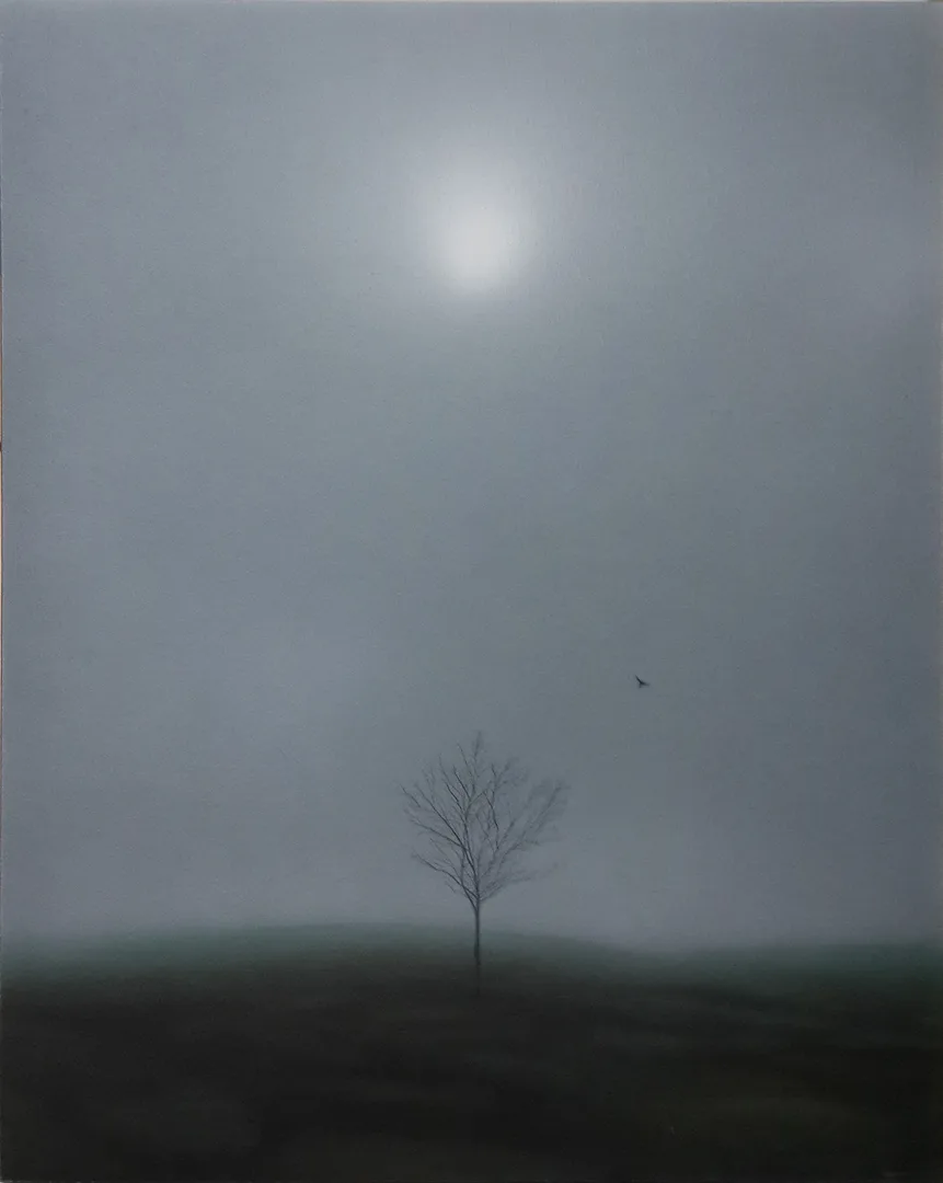"İsimsiz" eseri METİN KALKIZOĞLU tarafından 2014 yılında 92x73 cm ölçülerinde Tuval üzeri yağlı boya tekniği ile yapılmıştır.
