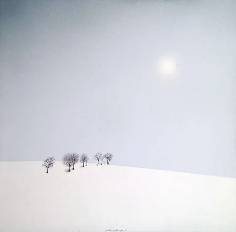 METİN KALKIZOĞLU — “İsimsiz”, 2015 "İsimsiz" eseri METİN KALKIZOĞLU tarafından 2015 yılında 40x40 cm ölçülerinde Duralit üzeri akrilik boya tekniği ile yapılmıştır.