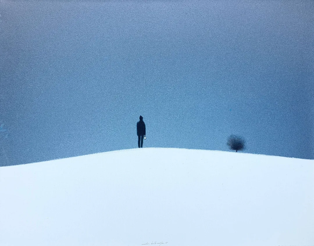 "İsimsiz" eseri METİN KALKIZOĞLU tarafından 2015 yılında 40x50 cm ölçülerinde Tuval üzeri akrilik boya tekniği ile yapılmıştır.