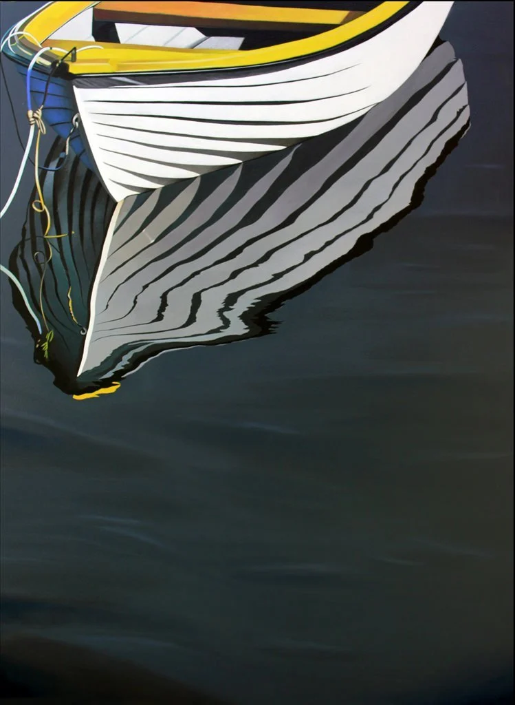"İsimsiz" eseri METİN KALKIZOĞLU tarafından 2012 yılında 120x90 cm ölçülerinde Tuval üzeri akrilik boya tekniği ile yapılmıştır.