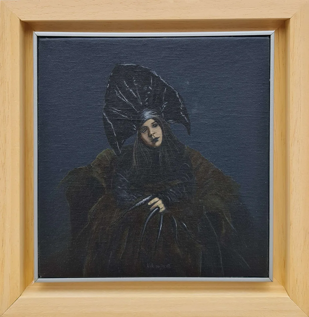 yakınlaştır "İsimsiz" eseri METİN KALKIZOĞLU tarafından 2012 yılında 20x20 cm ölçülerinde Tuval üzeri yağlı boya tekniği ile yapılmıştır.