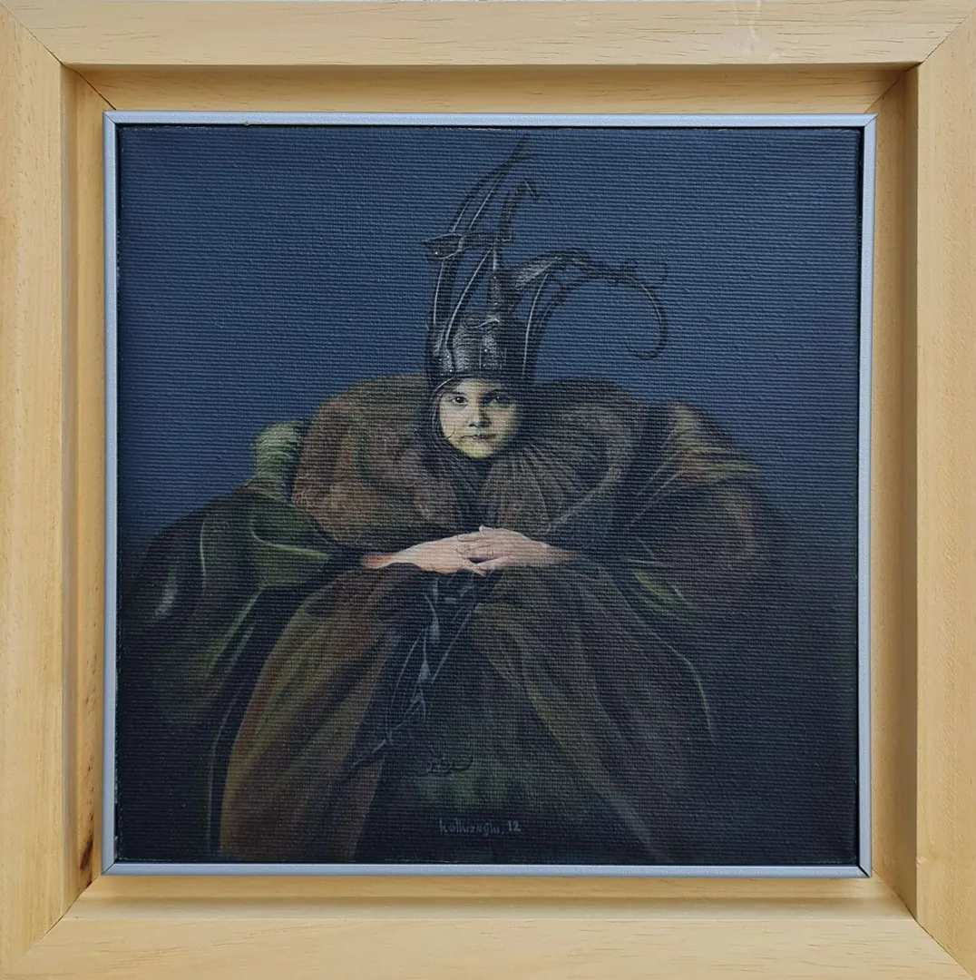 "İsimsiz" eseri METİN KALKIZOĞLU tarafından 2012 yılında 20x20 cm ölçülerinde Tuval üzeri yağlı boya tekniği ile yapılmıştır.