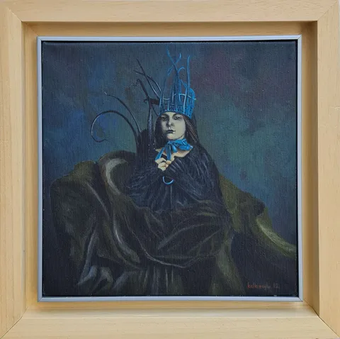 METİN KALKIZOĞLU — “İsimsiz”, 2012 "İsimsiz" eseri METİN KALKIZOĞLU tarafından 2012 yılında 20x20 cm ölçülerinde Tuval üzeri yağlı boya tekniği ile yapılmıştır.