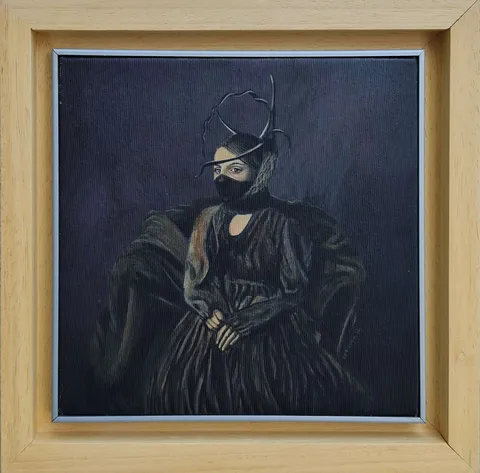 METİN KALKIZOĞLU — “İsimsiz”, 2012 "İsimsiz" eseri METİN KALKIZOĞLU tarafından 2012 yılında 20x20 cm ölçülerinde Tuval üzeri yağlı boya tekniği ile yapılmıştır.