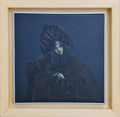 "İsimsiz" eseri METİN KALKIZOĞLU tarafından 2012 yılında 20x20 cm ölçülerinde Tuval üzeri yağlı boya tekniği ile yapılmıştır.