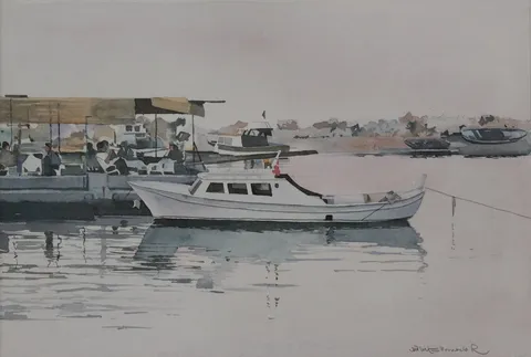 "Herekeli" eseri METİN SÖNMEZLER tarafından 2007 yılında 30x45 cm ölçülerinde Kağıt üzeri sulu boya tekniği ile yapılmıştır.