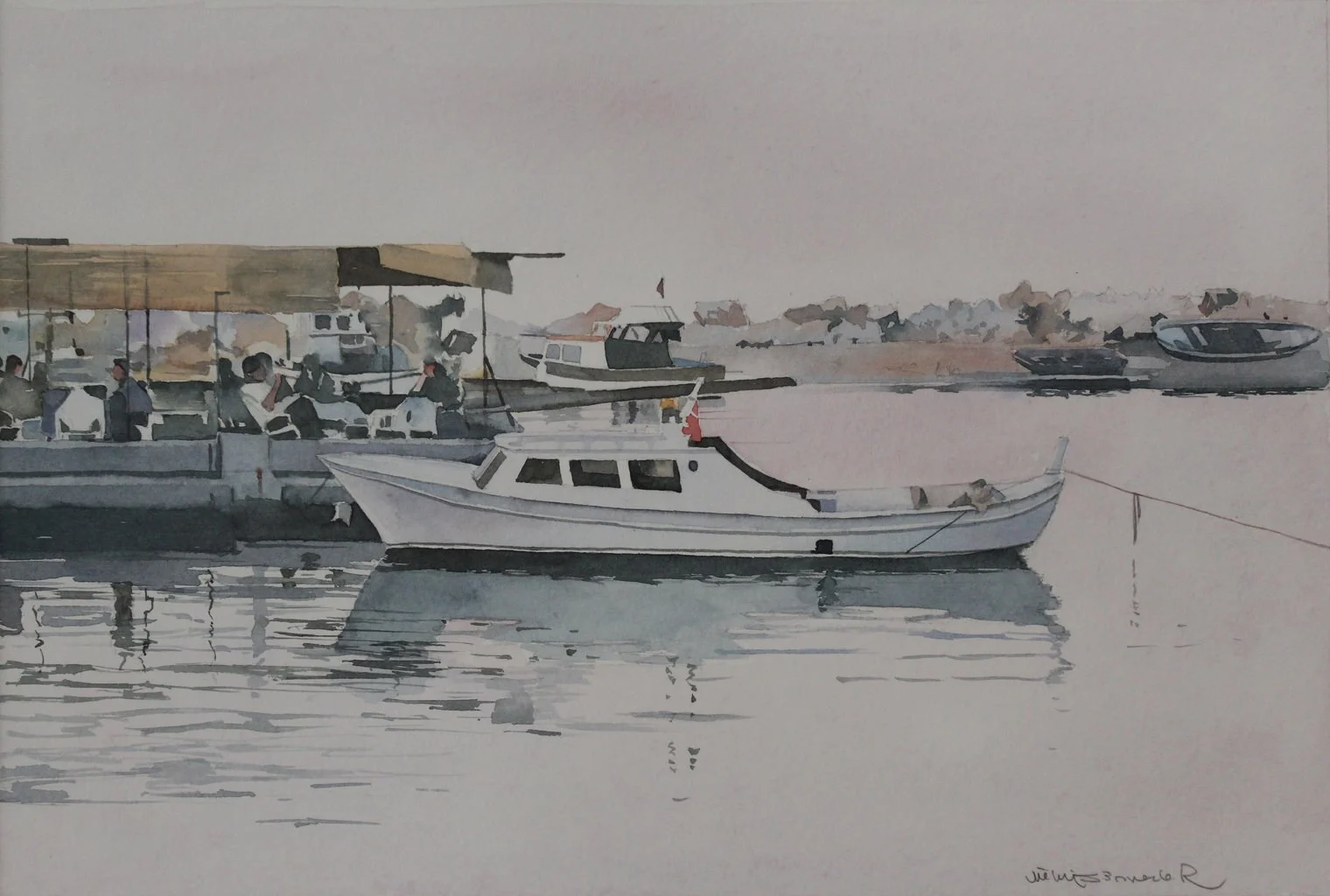 "Herekeli" eseri METİN SÖNMEZLER tarafından 2007 yılında 30x45 cm ölçülerinde Kağıt üzeri sulu boya tekniği ile yapılmıştır.