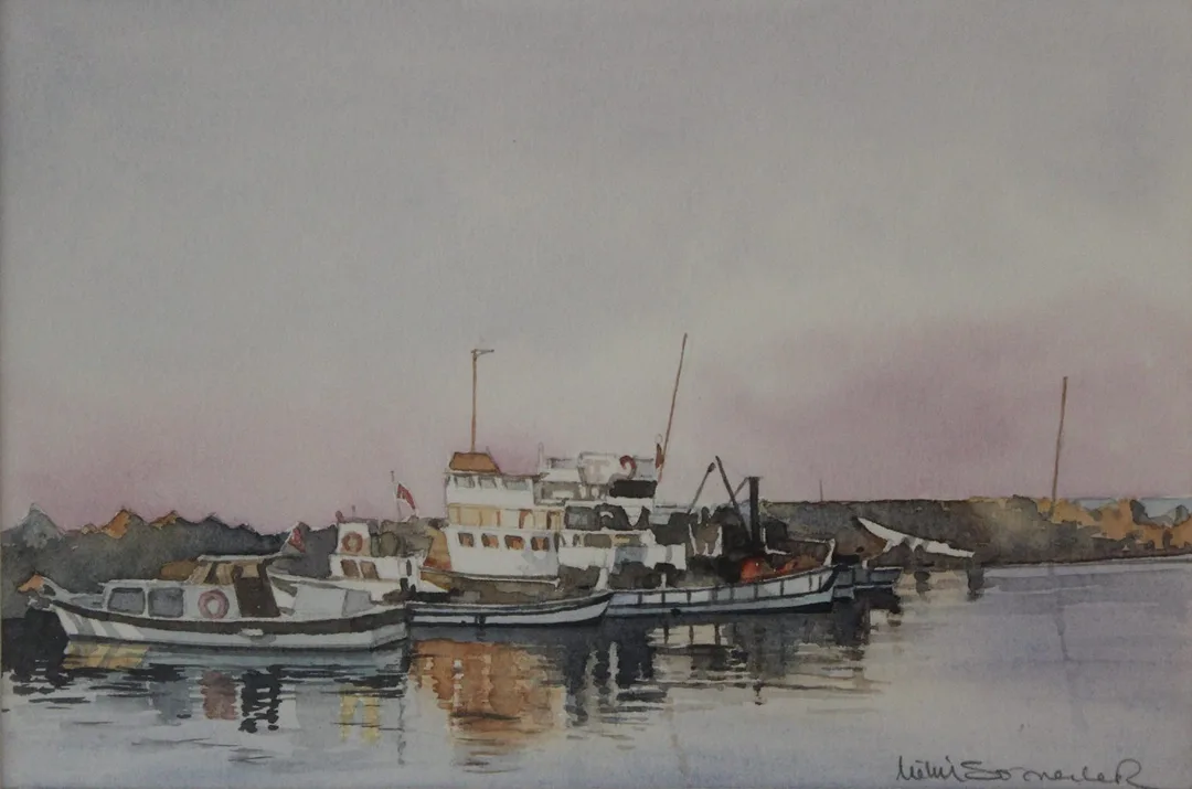 yakınlaştır "Herekeli" eseri METİN SÖNMEZLER tarafından 18x26 cm ölçülerinde Kağıt üzeri sulu boya tekniği ile yapılmıştır.