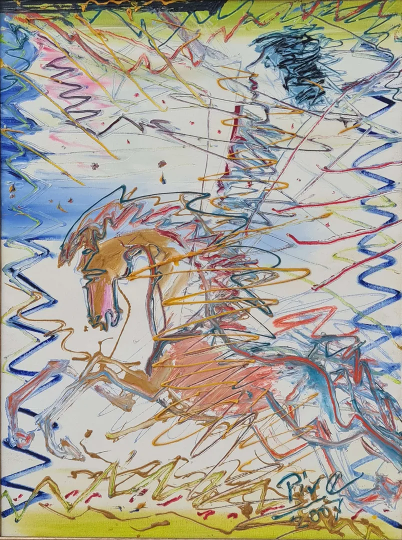 "Kuva-yi Milliye" eseri MUHARREM PİRE tarafından 2007 yılında 60x45 cm ölçülerinde Tuval üzeri yağlı boya tekniği ile yapılmıştır.