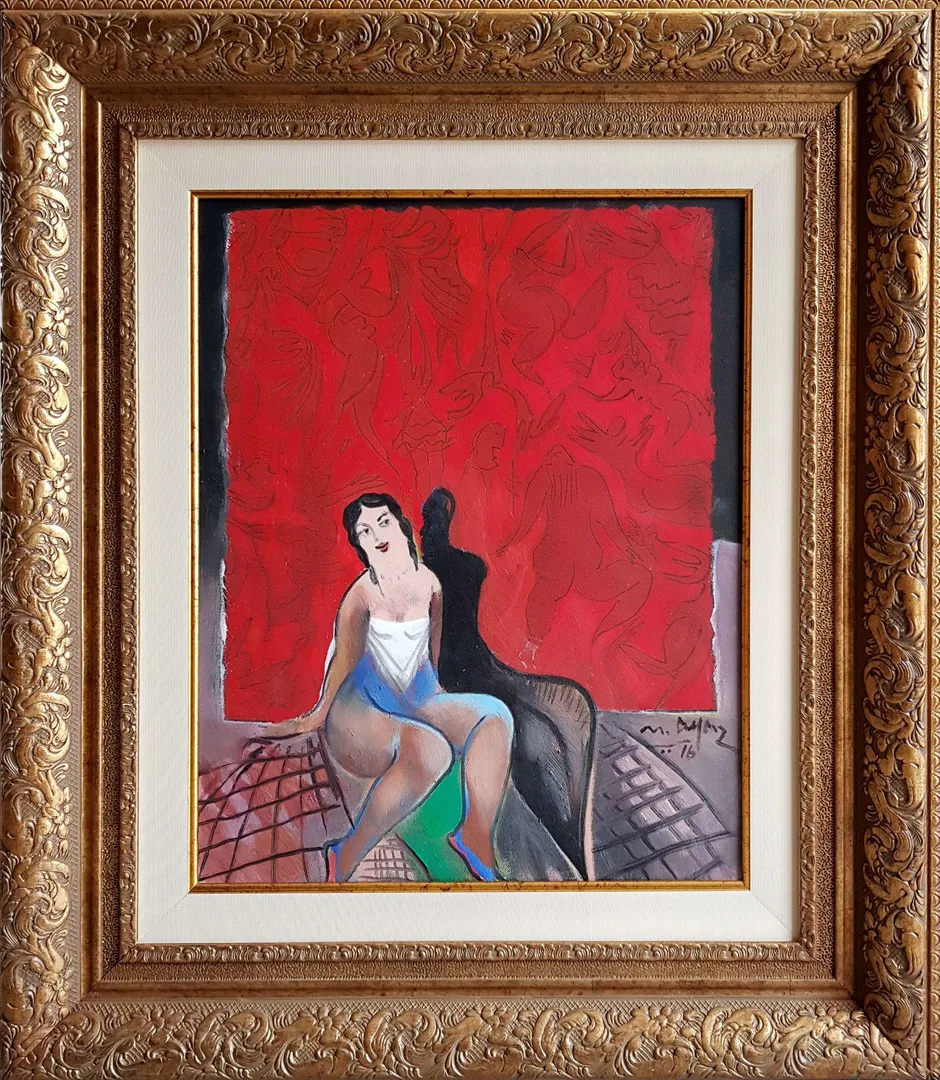 "İsimsiz" eseri MUSTAFA AYAZ tarafından 2016 yılında 50x40 cm ölçülerinde Tuval üzeri yağlı boya tekniği ile yapılmıştır.