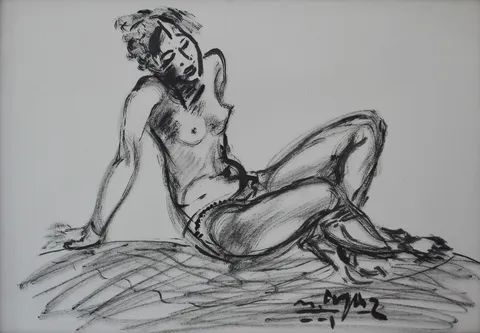 "İsimsiz" eseri MUSTAFA AYAZ tarafından 2001 yılında 34x49 cm ölçülerinde Kağıt üzeri yağlı boya tekniği ile yapılmıştır.