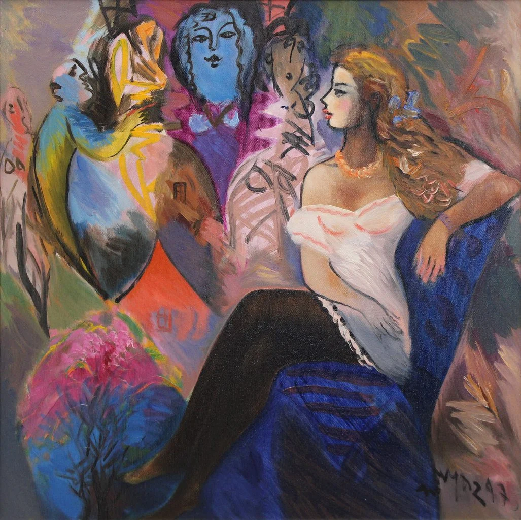 "İsimsiz" eseri MUSTAFA AYAZ tarafından 1997 yılında 50x50 cm ölçülerinde Tuval üzeri yağlı boya tekniği ile yapılmıştır.