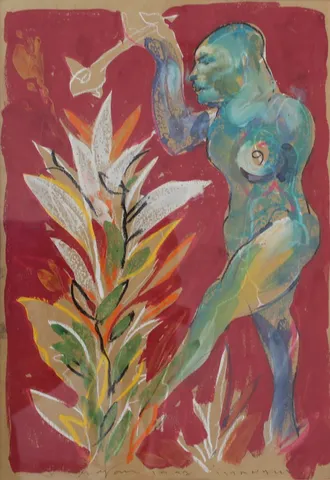 MUSTAFA HORASAN — “İsimsiz” "İsimsiz" eseri MUSTAFA HORASAN tarafından 49x34 cm ölçülerinde Karışık teknik tekniği ile yapılmıştır.