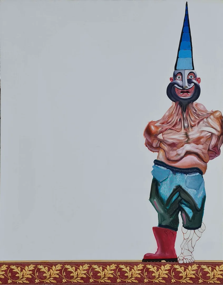 "İsimsiz" eseri MUSTAFA KULA tarafından 140x110 cm ölçülerinde Tuval üzeri yağlı boya tekniği ile yapılmıştır.