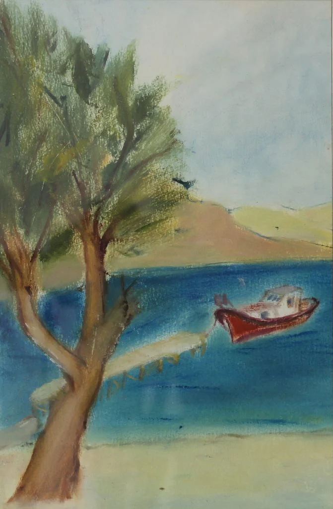 "İsimsiz" eseri NEJLA ÖZBAY tarafından 24x15 cm ölçülerinde Kağıt üzeri pastel boya tekniği ile yapılmıştır.