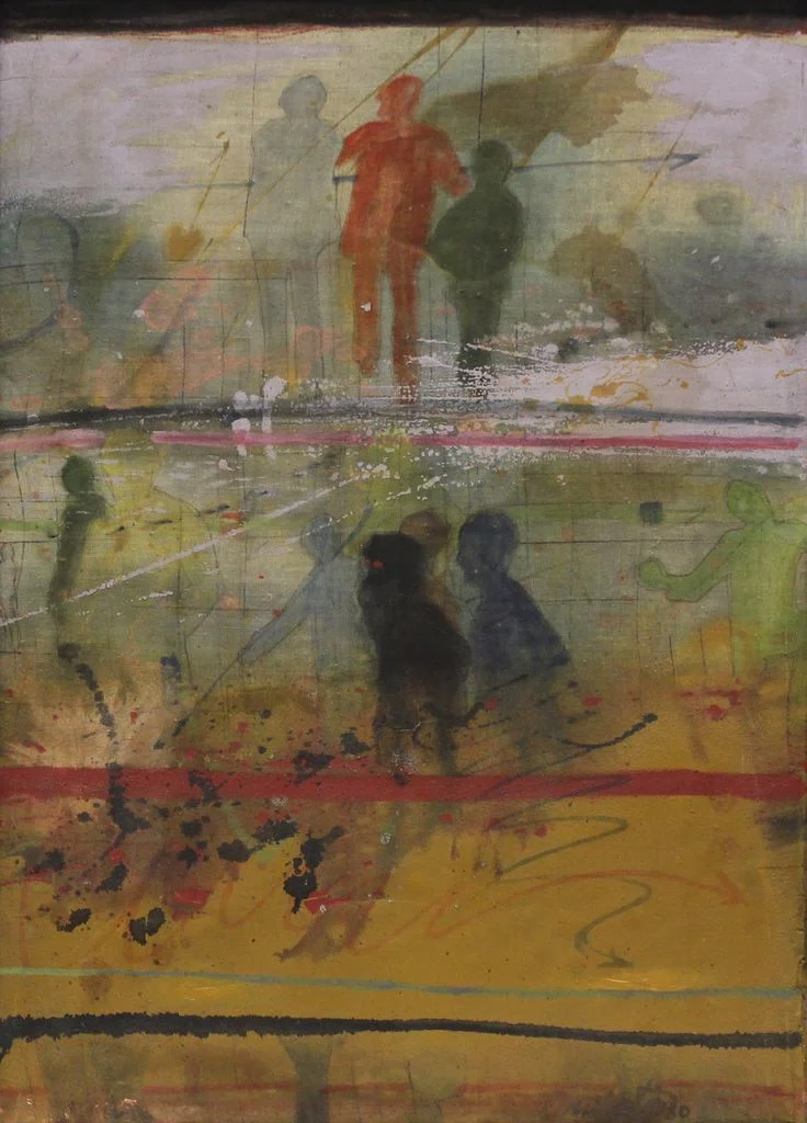 "İsimsiz" eseri NİHAT KAHRAMAN tarafından 1980 yılında 50x35 cm ölçülerinde Tuval üzeri yağlı boya tekniği ile yapılmıştır.
