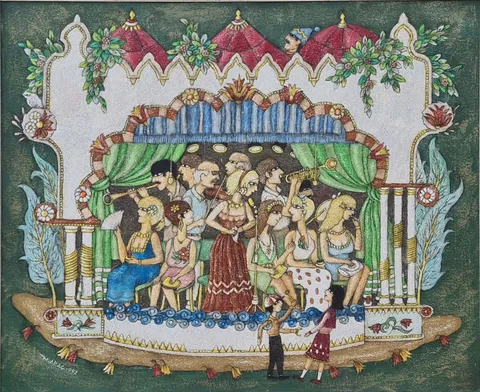 NURİ ABAÇ — “İsimsiz”, 1992 "İsimsiz" eseri NURİ ABAÇ tarafından 1992 yılında 70x85 cm ölçülerinde Tuval üzeri yağlı boya tekniği ile yapılmıştır.