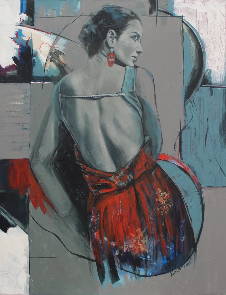 "İsimsiz" eseri NURULLAH AYDIN tarafından 2009 yılında 100x80 cm ölçülerinde Tuval üzeri yağlı boya tekniği ile yapılmıştır.