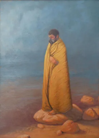 ÖMER EKEN — “Sonsuz Buhran”, 2014 "Sonsuz Buhran" eseri ÖMER EKEN tarafından 2014 yılında 70x50 cm ölçülerinde Tuval üzeri yağlı boya tekniği ile yapılmıştır.