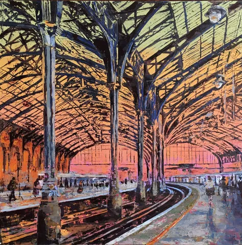 "İsimsiz" eseri ONUR ARIKAN tarafından 70x70 cm ölçülerinde Tuval üzeri yağlı boya tekniği ile yapılmıştır.