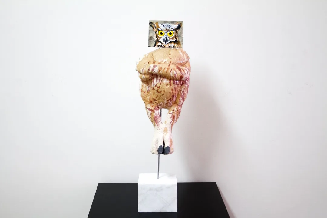 yakınlaştır "Baykuşdonu" eseri ONUR ÖZTEPE tarafından 2013 yılında 75x20x20 cm ölçülerinde Seramik tekniği ile yapılmıştır.