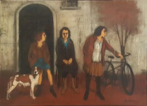 "İsimsiz" eseri ORHAN UMUT tarafından 50x70 cm ölçülerinde Tuval üzeri akrilik boya tekniği ile yapılmıştır.
