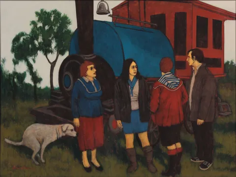 "İsimsiz" eseri ORHAN UMUT tarafından 2015 yılında 90x120 cm ölçülerinde Tuval üzeri akrilik boya tekniği ile yapılmıştır.