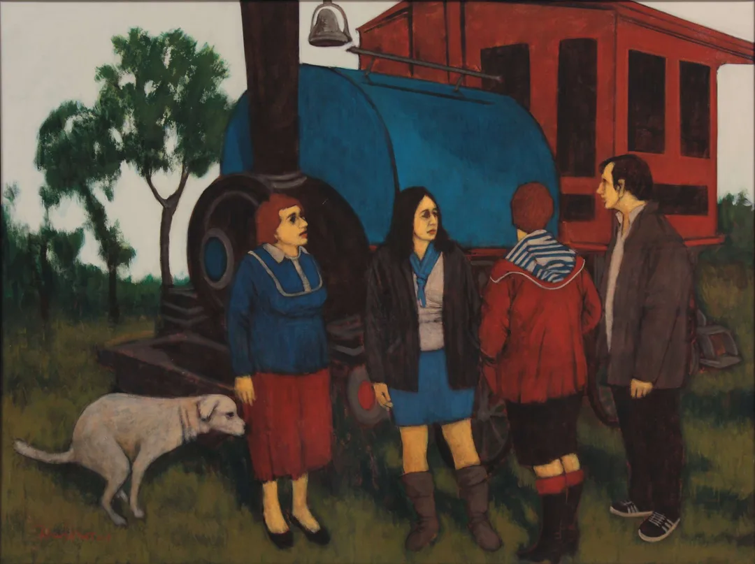 "İsimsiz" eseri ORHAN UMUT tarafından 2015 yılında 90x120 cm ölçülerinde Tuval üzeri akrilik boya tekniği ile yapılmıştır.