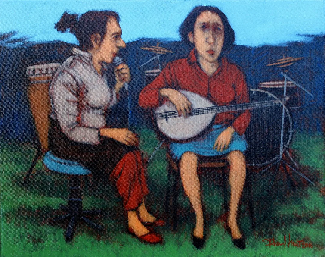 yakınlaştır "İsimsiz" eseri ORHAN UMUT tarafından 2016 yılında 40x50 cm ölçülerinde Tuval üzeri akrilik boya tekniği ile yapılmıştır.