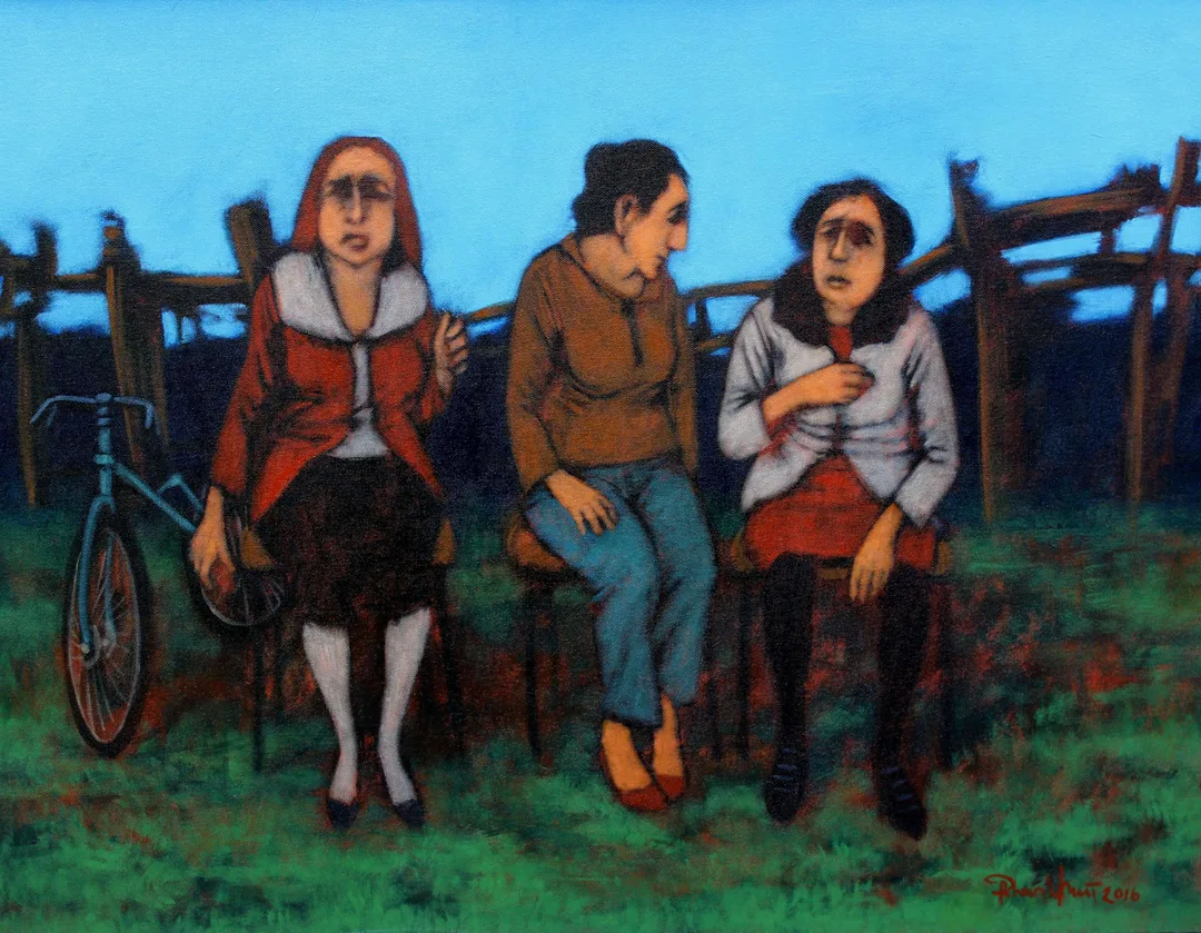 "İsimsiz" eseri ORHAN UMUT tarafından 2016 yılında 58x75 cm ölçülerinde Tuval üzeri akrilik boya tekniği ile yapılmıştır.