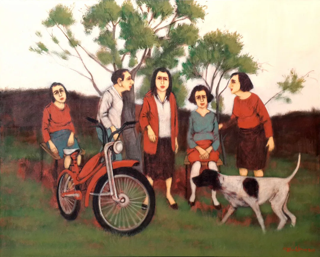 "İsimsiz" eseri ORHAN UMUT tarafından 2017 yılında 80x100 cm ölçülerinde Tuval üzeri akrilik boya tekniği ile yapılmıştır.