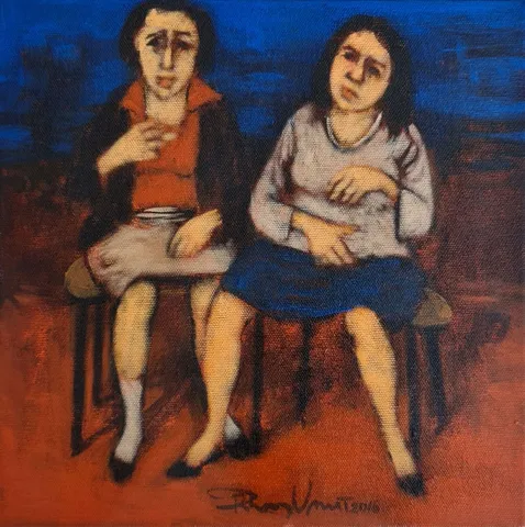 "İsimsiz" eseri ORHAN UMUT tarafından 2016 yılında 25x25 cm ölçülerinde Tuval üzeri akrilik boya tekniği ile yapılmıştır.