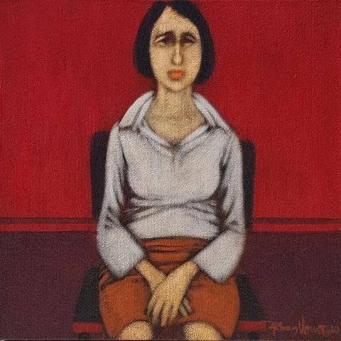 ORHAN UMUT — “İsimsiz”, 2019 "İsimsiz" eseri ORHAN UMUT tarafından 2019 yılında 25x25 cm ölçülerinde Tuval üzeri akrilik boya tekniği ile yapılmıştır.