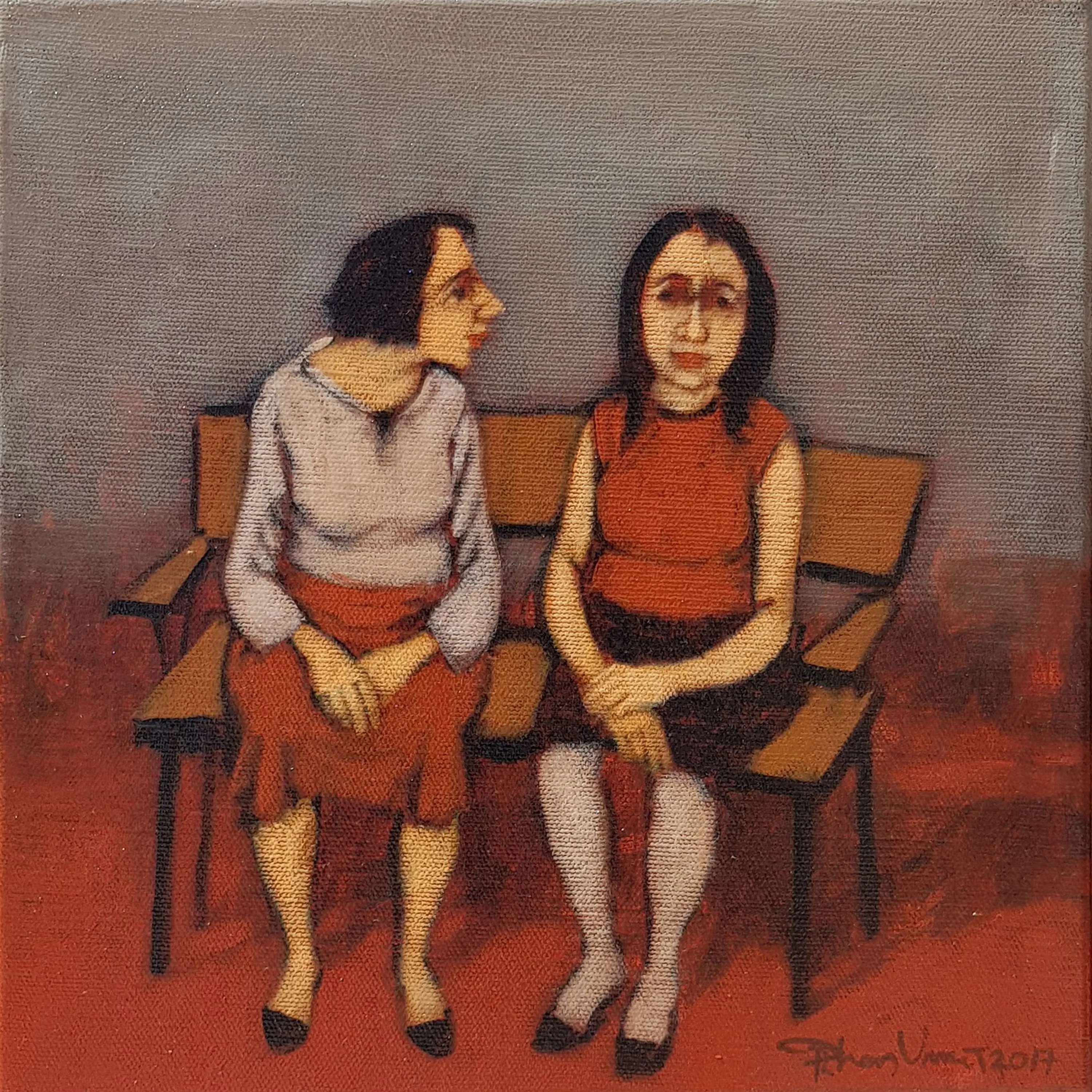 "İsimsiz" eseri ORHAN UMUT tarafından 2017 yılında 25x25 cm ölçülerinde Tuval üzeri akrilik boya tekniği ile yapılmıştır.