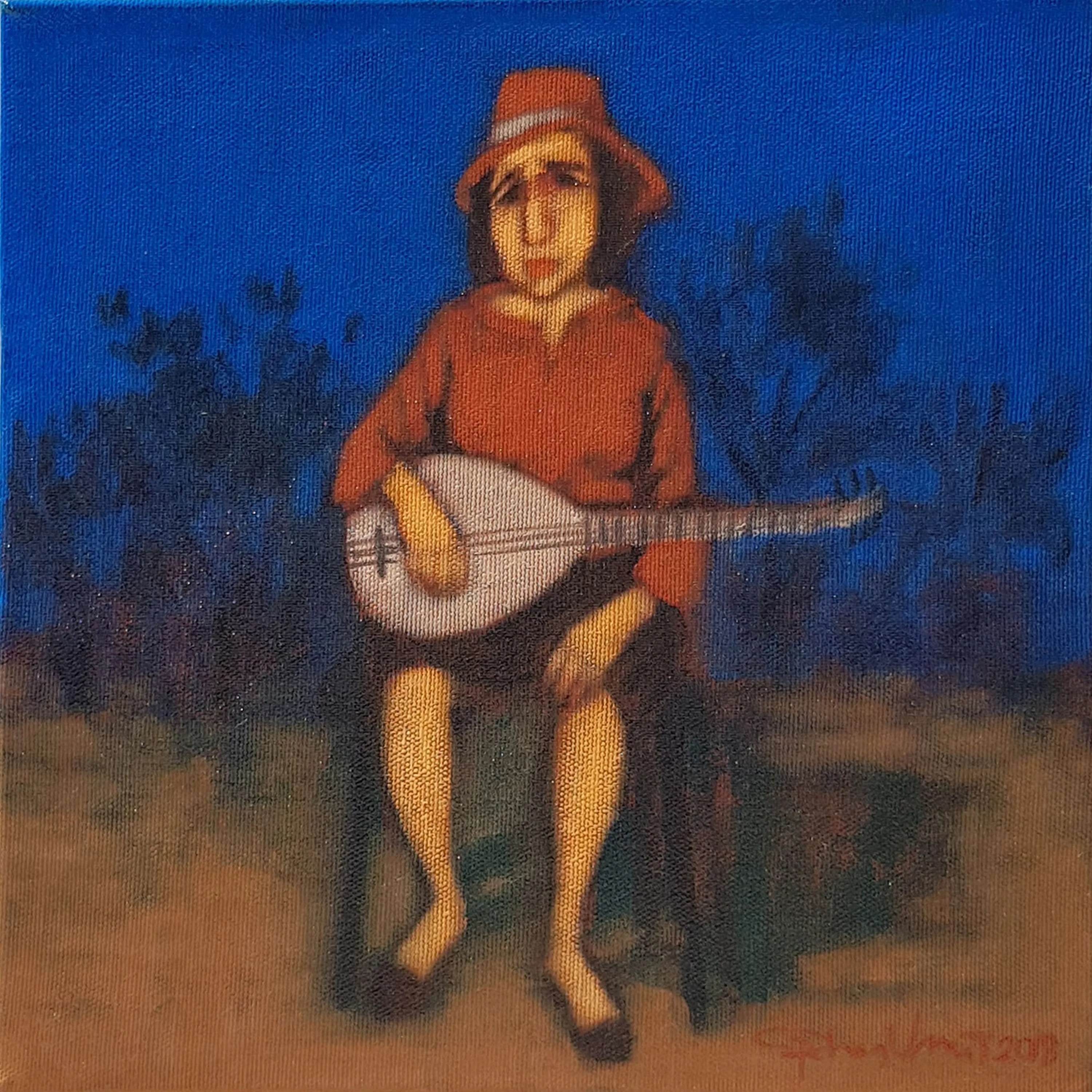 "İsimsiz" eseri ORHAN UMUT tarafından 2018 yılında 25x25 cm ölçülerinde Tuval üzeri akrilik boya tekniği ile yapılmıştır.