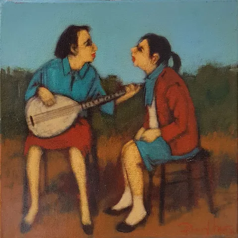 "İsimsiz" eseri ORHAN UMUT tarafından 2015 yılında 25x25 cm ölçülerinde Tuval üzeri akrilik boya tekniği ile yapılmıştır.