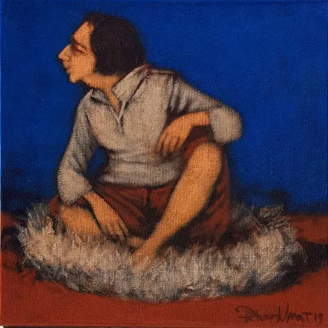 "İsimsiz" eseri ORHAN UMUT tarafından 2019 yılında 25x25 cm ölçülerinde Tuval üzeri akrilik boya tekniği ile yapılmıştır.