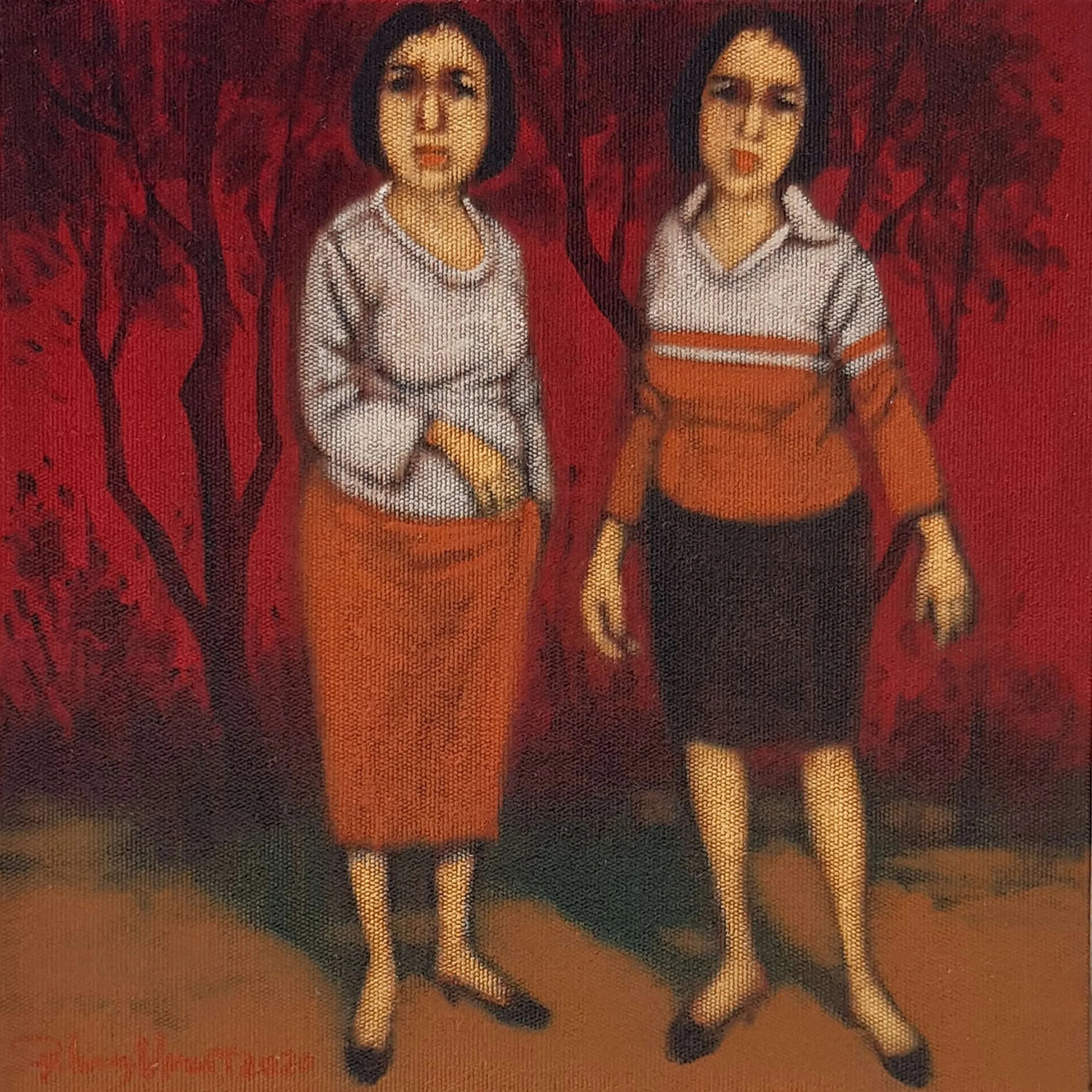 "İsimsiz" eseri ORHAN UMUT tarafından 25x25 cm ölçülerinde Tuval üzeri akrilik boya tekniği ile yapılmıştır.