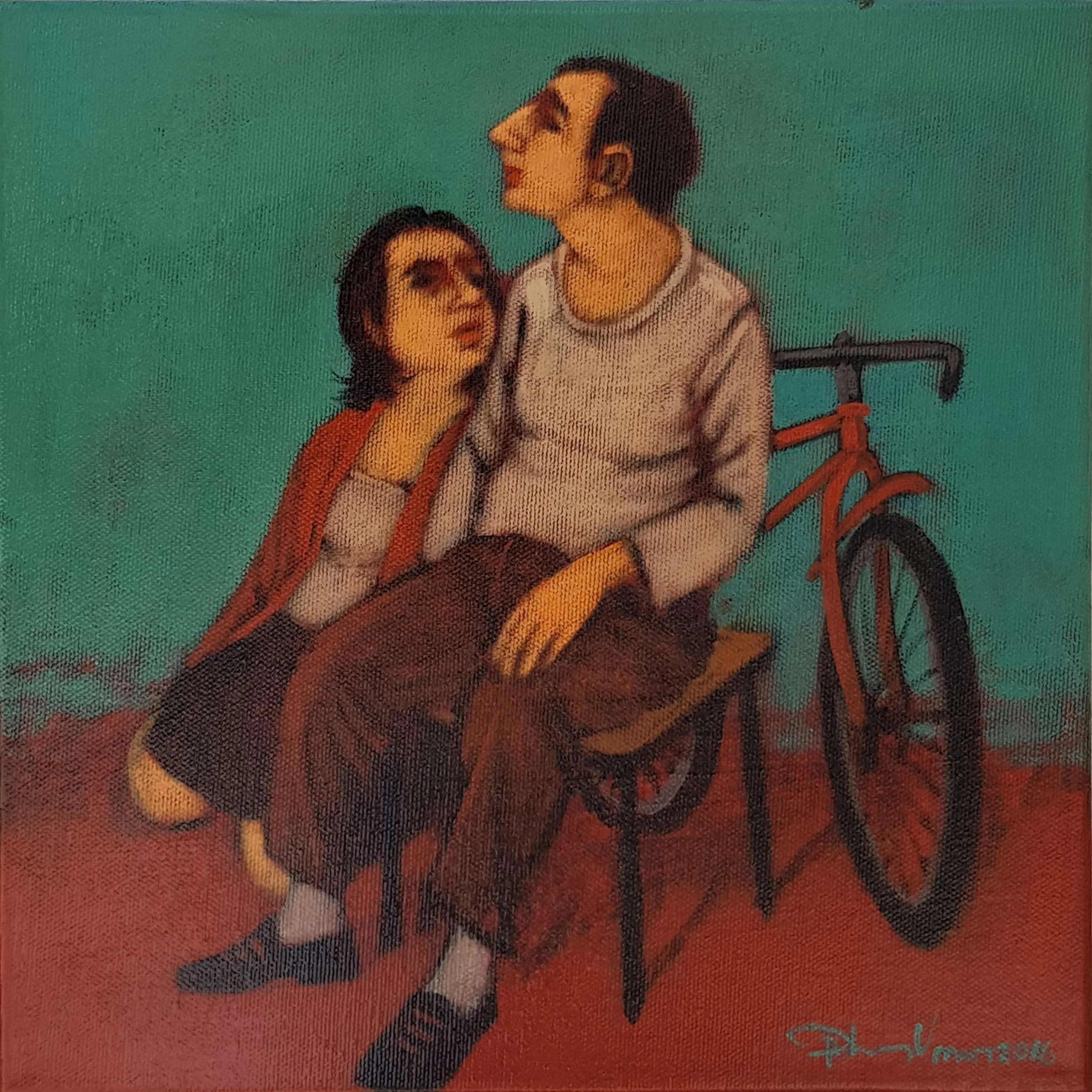 "İsimsiz" eseri ORHAN UMUT tarafından 2016 yılında 25x25 cm ölçülerinde Tuval üzeri akrilik boya tekniği ile yapılmıştır.