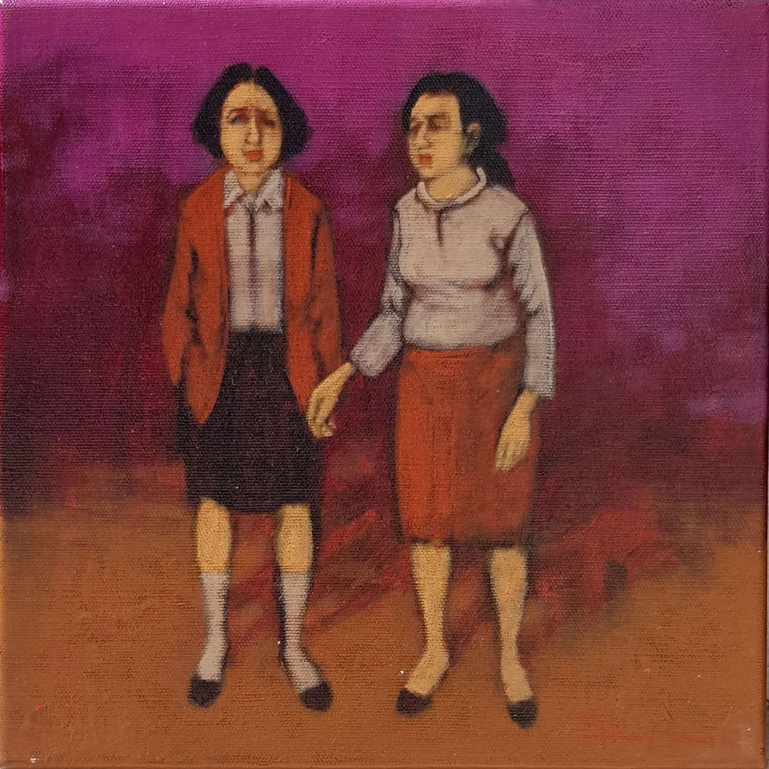 "İsimsiz" eseri ORHAN UMUT tarafından 25x25 cm ölçülerinde Tuval üzeri akrilik boya tekniği ile yapılmıştır.