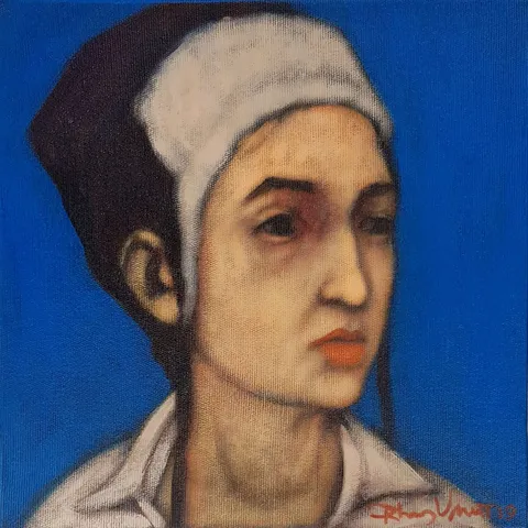 ORHAN UMUT — “İsimsiz”, 2019 "İsimsiz" eseri ORHAN UMUT tarafından 2019 yılında 25x25 cm ölçülerinde Tuval üzeri akrilik boya tekniği ile yapılmıştır.