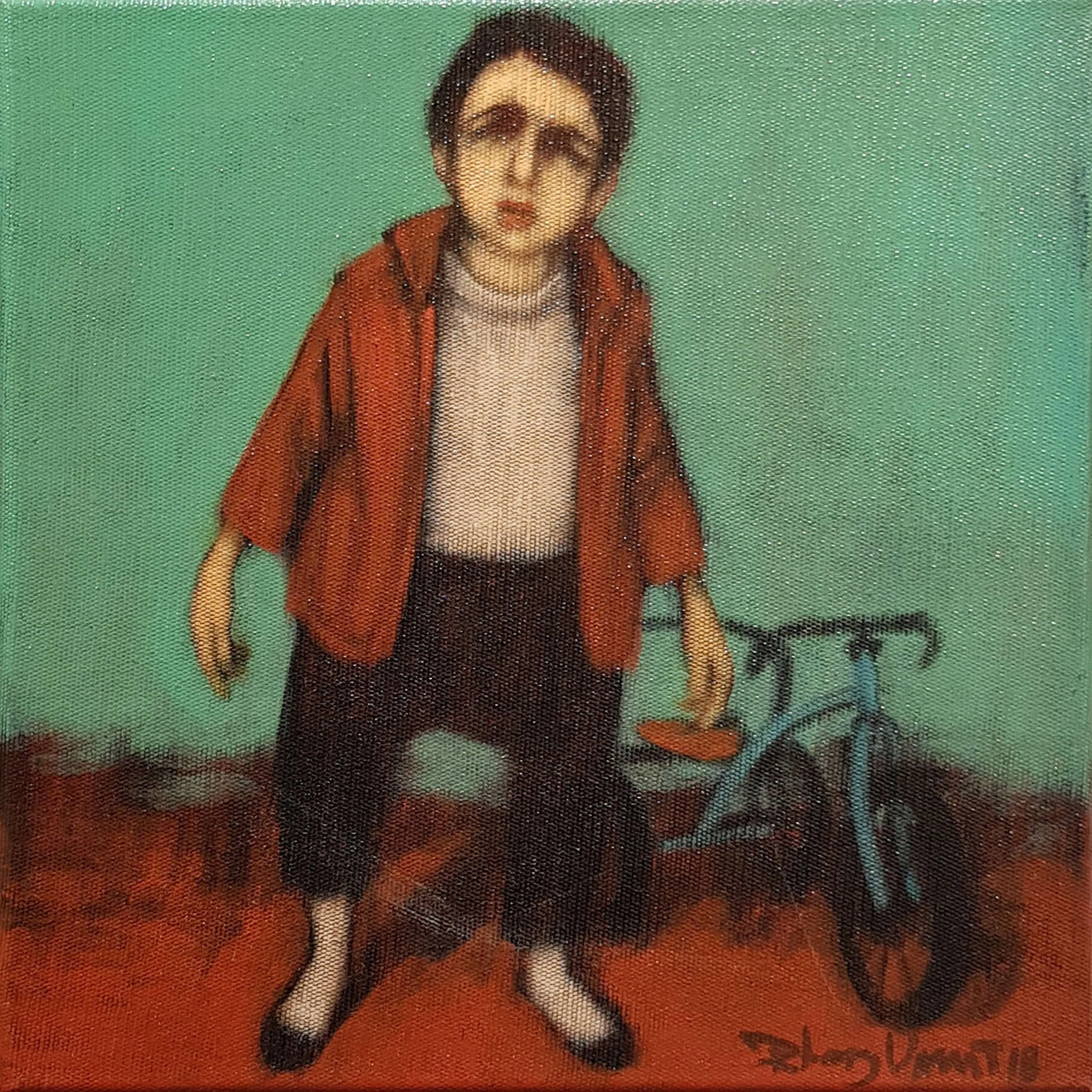 "İsimsiz" eseri ORHAN UMUT tarafından 2018 yılında 25x25 cm ölçülerinde Tuval üzeri akrilik boya tekniği ile yapılmıştır.
