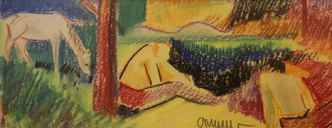 "İsimsiz" eseri OSMAN AKBAY tarafından 9x24 cm ölçülerinde Kağıt üzeri pastel boya tekniği ile yapılmıştır.