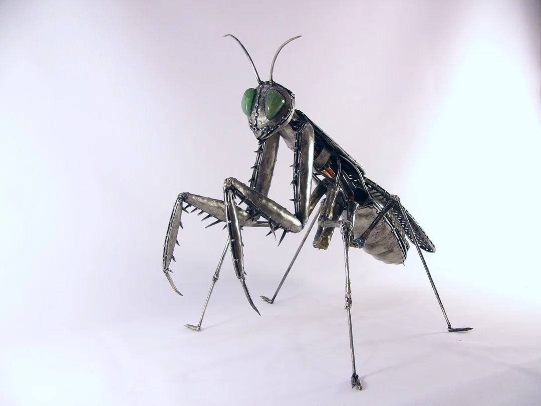 yakınlaştır "Mantis - Peygamber Devesi" eseri ÖZER AKTAŞ tarafından 2025 yılında 28x44x28 cm ölçülerinde Demir, kaynak tekniği ile yapılmıştır.