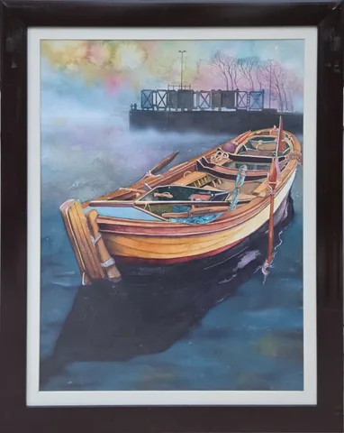 "İsimsiz" eseri ÖZGÜR UĞUZ tarafından 2013 yılında 50x35 cm ölçülerinde Suluboya tekniği ile yapılmıştır.