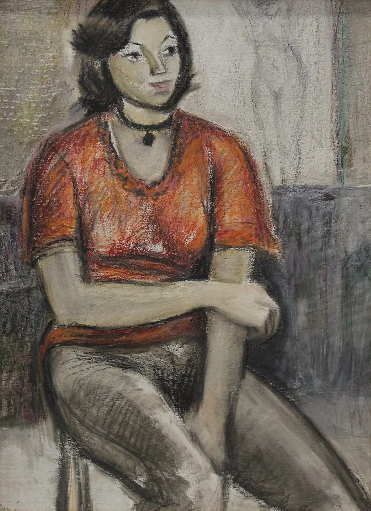 yakınlaştır "Kadın Portre" eseri SABRİ AKÇA tarafından 55x39 cm ölçülerinde Duralit üzeri yağlı boya tekniği ile yapılmıştır.