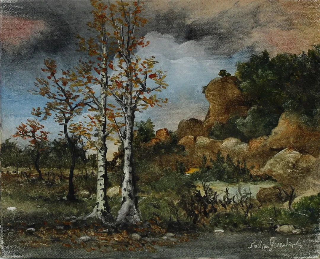 "İsimsiz" eseri SELİM GÜVENTÜRK tarafından 20x25 cm ölçülerinde Tuval üzeri yağlı boya tekniği ile yapılmıştır.